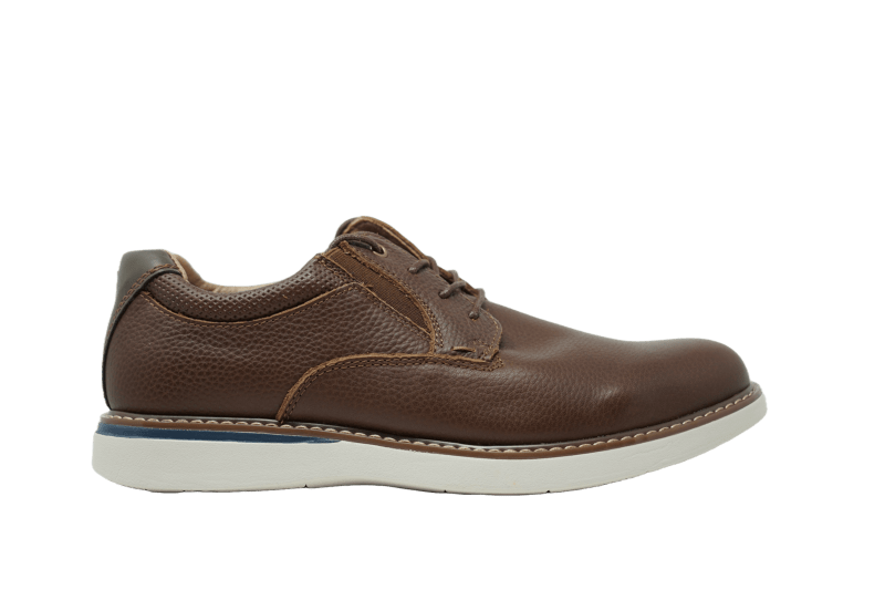 Nunn Bush Men's Bayridge Plain Toe Oxford Shoe (Brown) - 84903-269