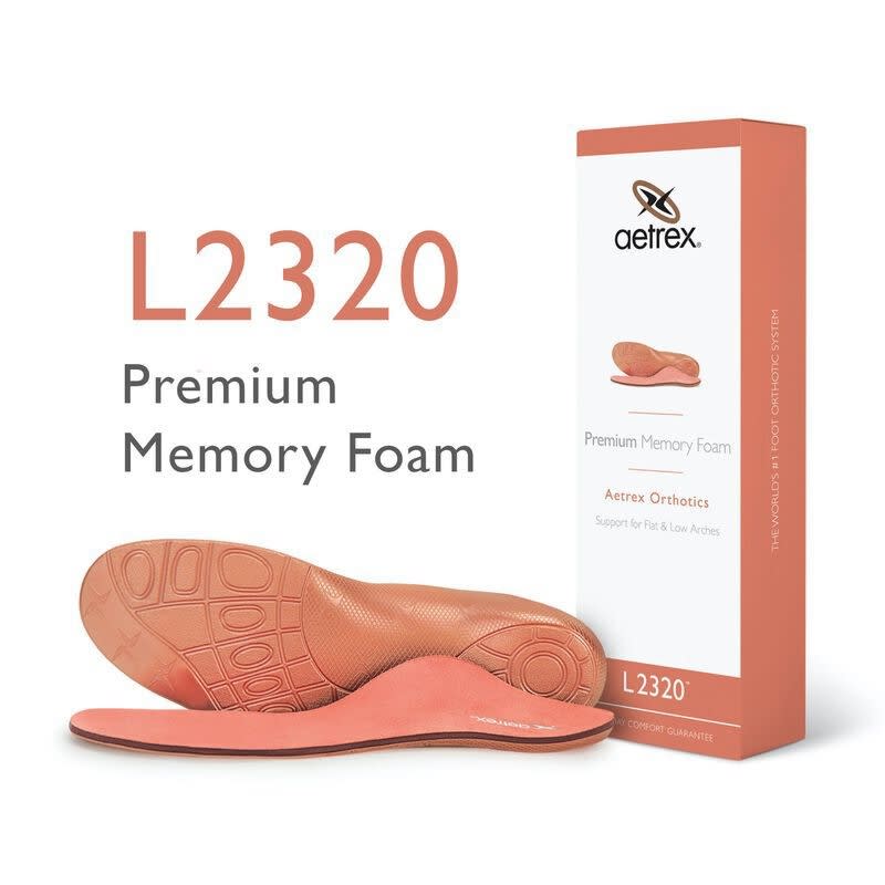 Aetrex Women's L2320 Premium Memory Foam Orthotics