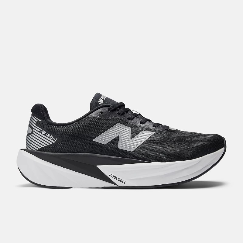 New Balance Men's FuelCell Rebel v5 (Black/Silver/White) - MFCXLO5