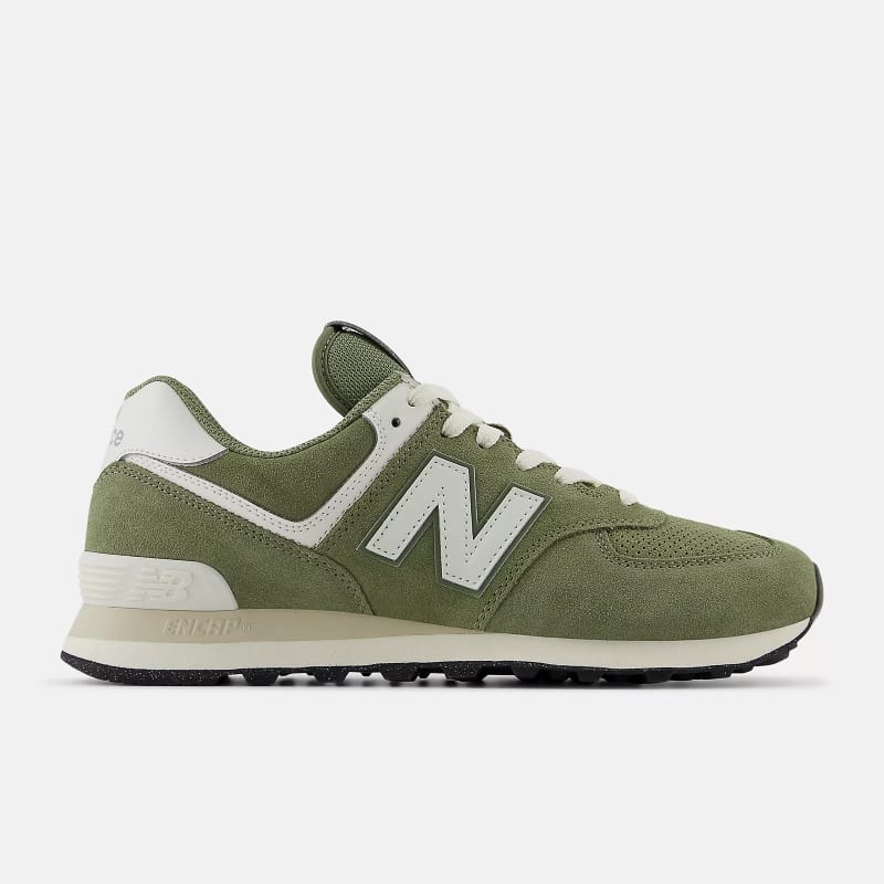 New Balance Unisex 574 (Dark Olivine/Sea Salt) - U574GCE