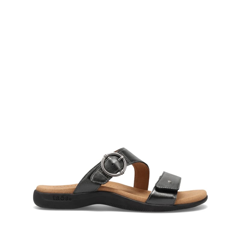 Taos Women's Westside Sandal (Black Metallic) - WES-14301-BKMT