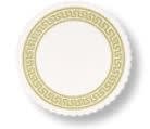 Gold Greek Key Budget Board Coaster 3 3/8"  10-876074