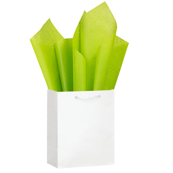 Deluxe Lime Green Tissue Paper for Wrapping