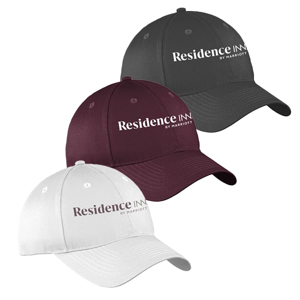 Brushed Cotton Twill Cap, Residence Inn BY MARRIOTT 1223819 Brushed Cotton Twill Cap, Residence Inn BY MARRIOTT 1223819
