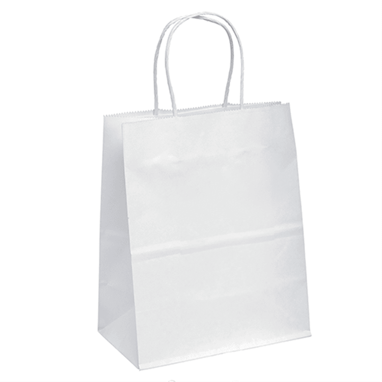 White Medium Paper Gift Bag