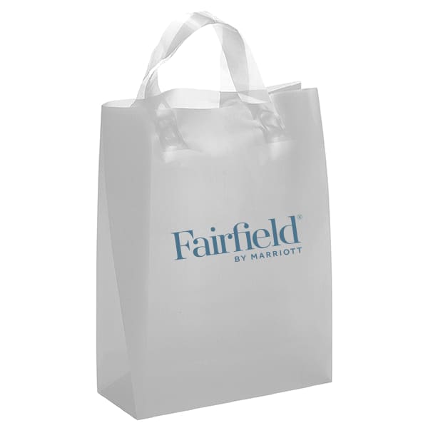 Fairfield by Marriott frosted medium shopping bag