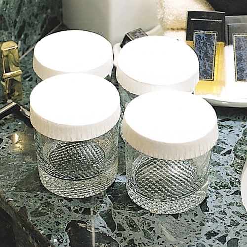 66mm plain white glass cap, #149-66MM/PL