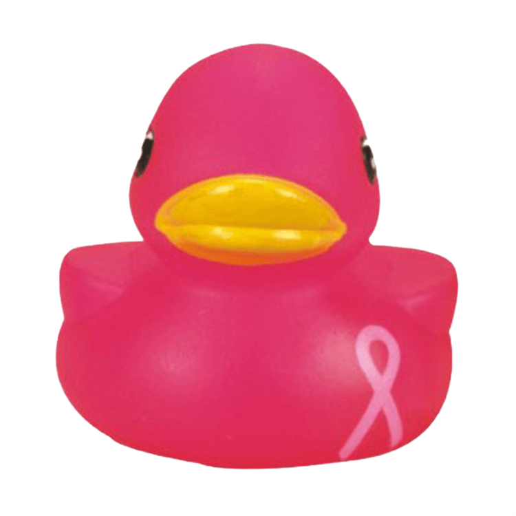 Rubber Pink “Awareness” Duck