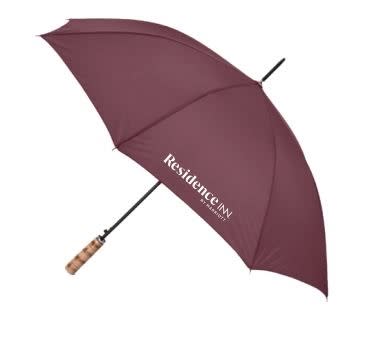 Guest Umbrella with Natural Wood Golf Handle, Residence Inn BY MARRIOTT 662-A501C-19