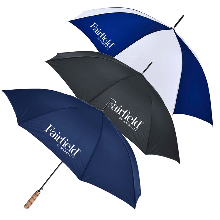 Guest Umbrella with Natural Wood Golf Handle, Fairfield BY MARRIOTT