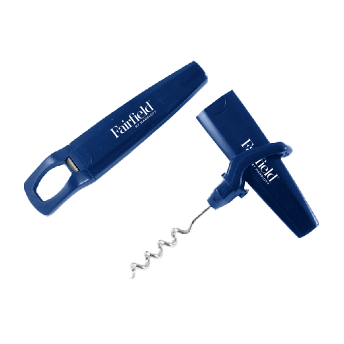 Combination Corkscrew & Bottle Opener, Fairfield BY MARRIOTT 679-3010-20CH