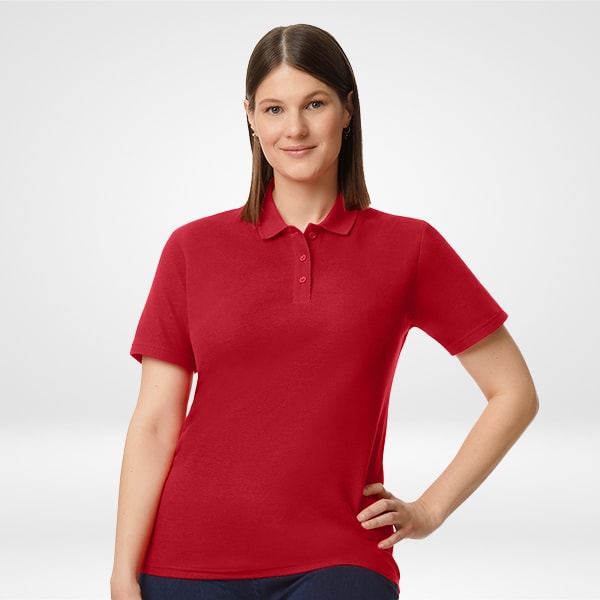 Gildan® Softstyle® Ladies Pique Polo, 751-64800L