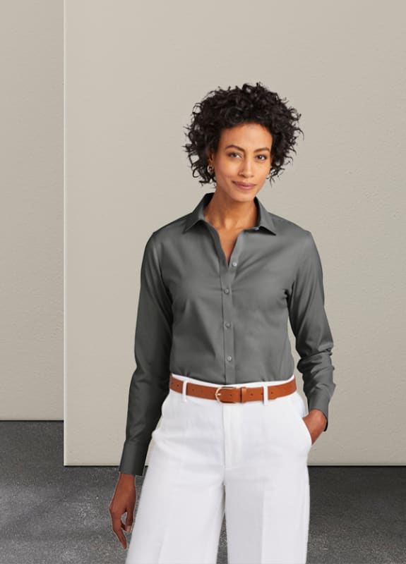 Wrinkle-Free Stretch Pinpoint Shirt, 751-BB18001