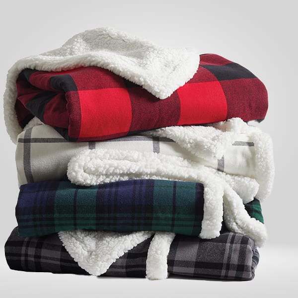 Port Authority® Flannel Sherpa Blanket Port Authority® Flannel Sherpa Blanket
