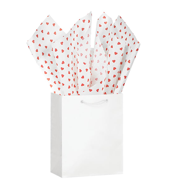 Satin Wrap "Sweet Hearts" Tissue Paper, 765-5DGN2030221