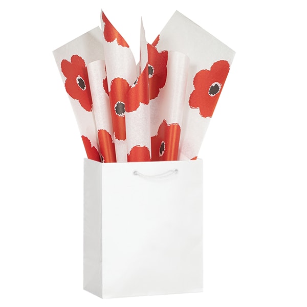 SatinWrap "Red Poppy flower" Tissue Paper, 765-5DGN2030337