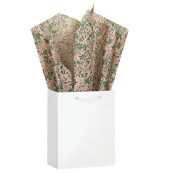 Happy Holly-Days on Tan" Tissue Paper, 765-5DGN2030368