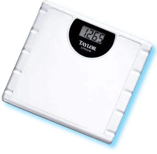 Lithium Electronic Bathroom Scale, Taylor® 772-7000