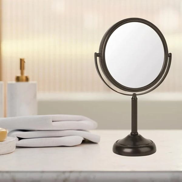 Jerdon First Class 10X Table Top Mirror, Chrome, No. 780-JP910NB