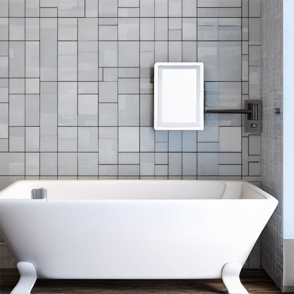 Jerdon 6.5" x 9" 5X LED Lighted Mirror
