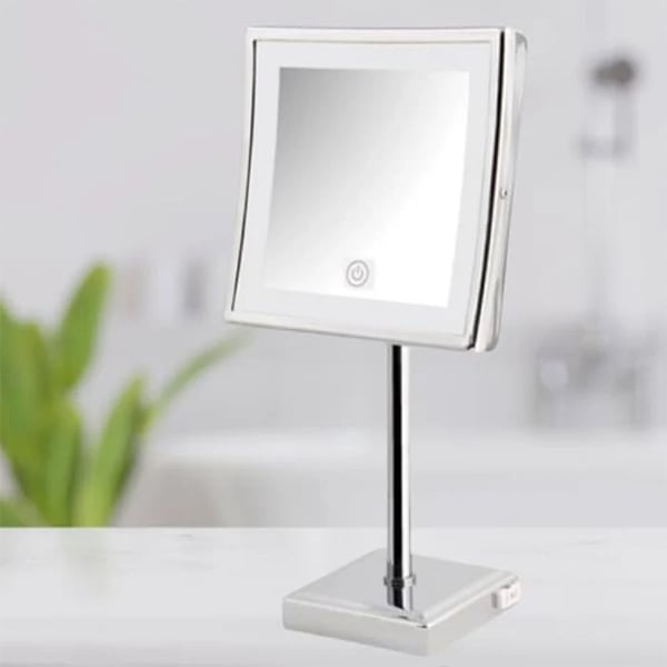 Jerdon 8” x 8” LED lighted Mirror w/Variable Light
