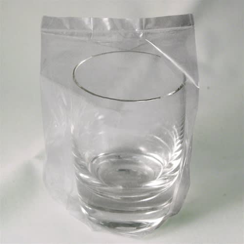 Short High-Clarity Sanitary Glass Bag, 815-7G042008