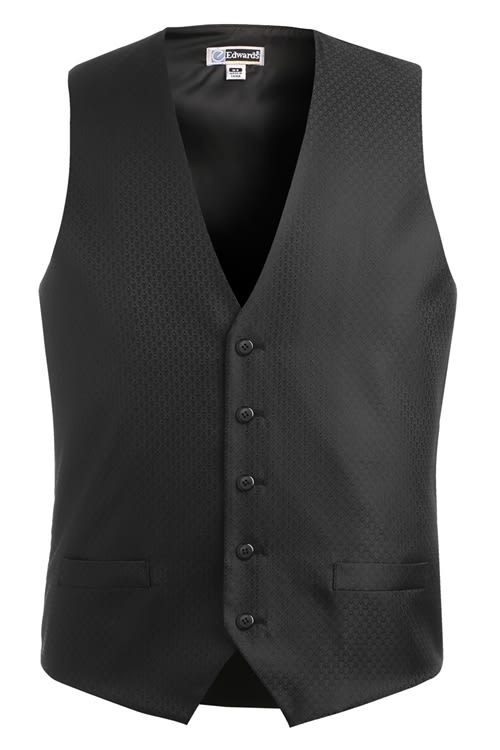 Men's Diamond Brocade Vest, 843-4390