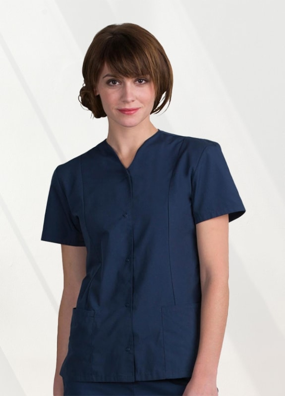 Snap front tunic, No. 843-7889