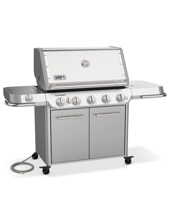 Weber Summit FS38 S Natural Gas Grill With Rotisserie, Sear Burner & Side Burner - Stainless Steel