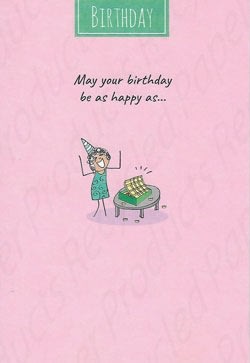 Recycled Paper Greetings Humor Funny Comic Birthday Card