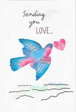 Inspirational and religious missing you friendship card