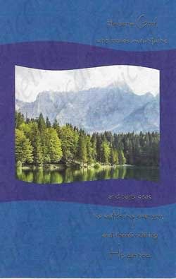 Inspirational and religious friendship thinking of you card
