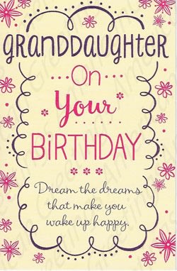 ORDER 9-221-Pkt 199-221-Granddaughter  Birthday