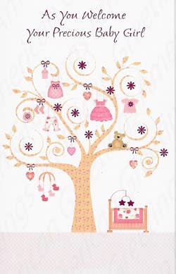 ORDER 9-447-Pkt 199-447-Baby Girl Congratulations