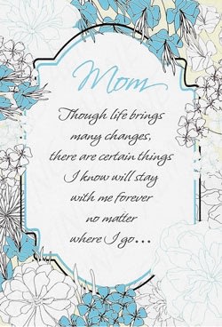Mother Birthday Greeting Card, Mom Birthday Greeting Card