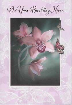 Niece Birthday Greeting Card, Relative Birthday Greeting Card