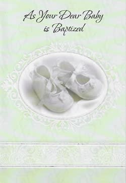 Baptism Congratulations Card, Religious Ceremony Card