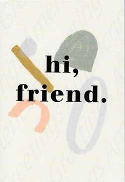 American Greetings Friendship Card