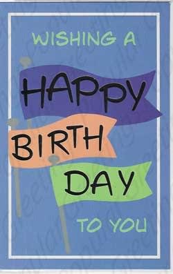 Pre-priced Birthday Card, $1.49 Birthday Card