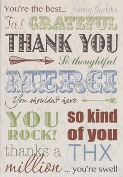 Pre-priced Thank You Cards, Value Priced Thank You Cards
