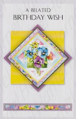 Pre-priced Belated Birthday Cards, Value Priced Belated Birthday Cards