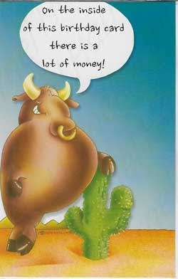 Pre-Priced Humor Birthday Cards, Value Priced Humor Birthday Cards