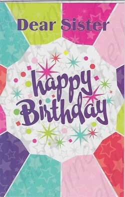 Pre-Priced Sister Birthday Cards, Value Priced Sister Birthday Cards