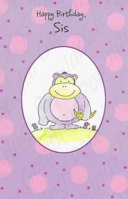 Pre-Priced Sister Birthday Cards, Value Priced Sister Birthday Cards