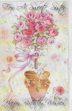 Pre-Priced Sister Birthday Cards, Value Priced Sister Birthday Cards
