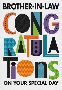 Pre-Priced Brother-In-Law Birthday Cards