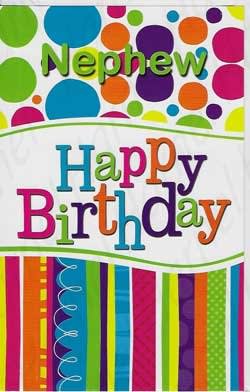Pre-Priced Nephew Birthday Cards