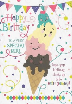 Pkt #9-419-Juvenile Girl Birthday