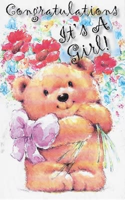 Pkt #9-451-Baby Girl Congratulations