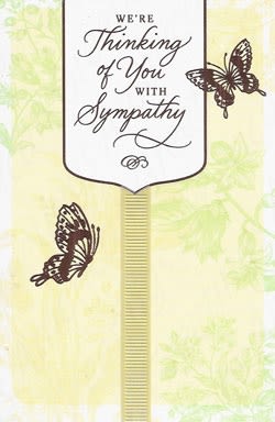 American Greetings Sympathy Greeting Card